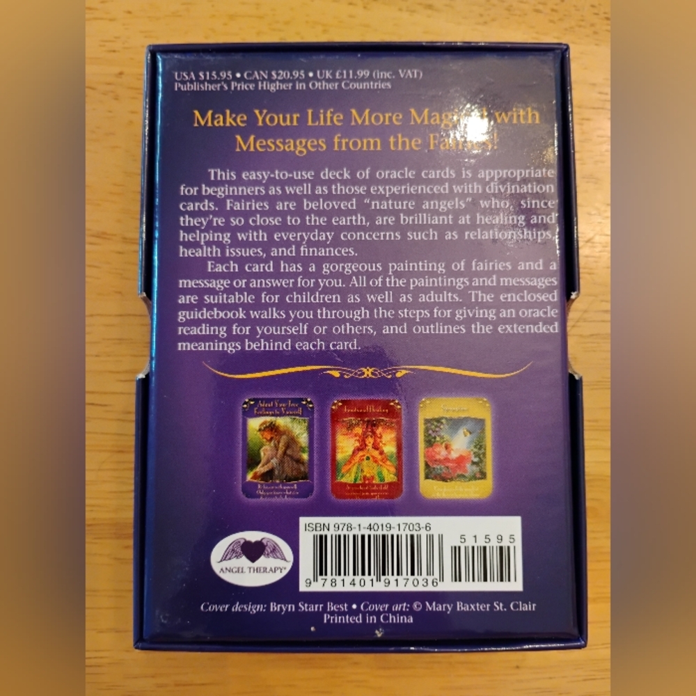COPY - 2008 Doreen Virtue's Magical Messages from the Fairies Oracle Cards (44 … - Picture 3 of 3